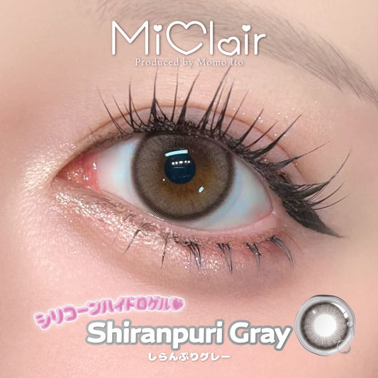 【預購】Miclair Silicone Hydrogel Shiranpuri Gray 1 Day 十片裝