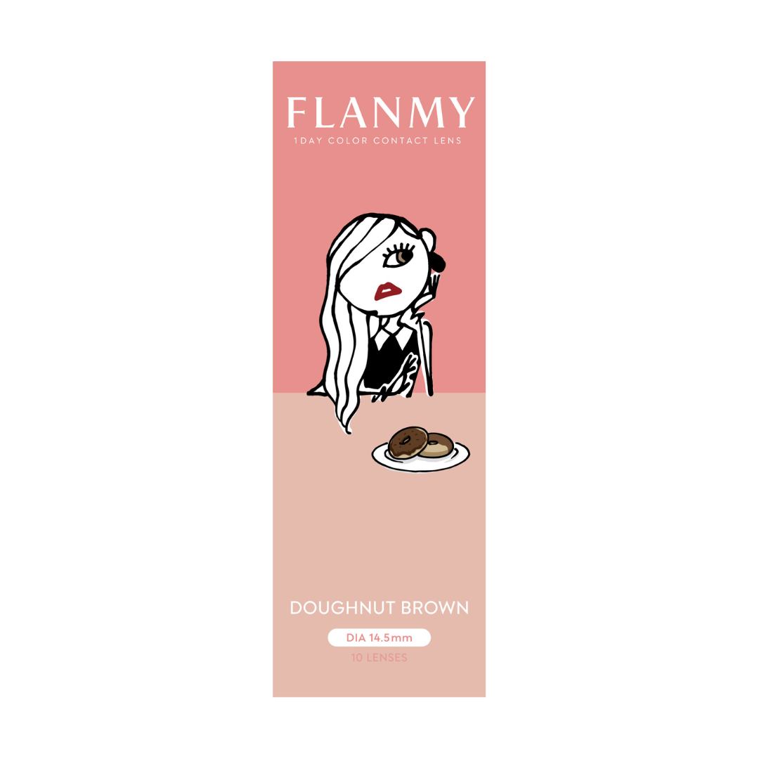 【預購】Flanmy Doughnut Brown 1 Day 十片裝
