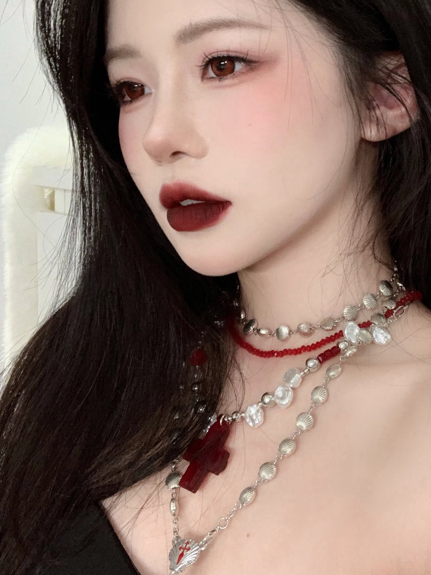 Annieone Cherry Punk Red 朋克櫻桃 1 Day 十片裝