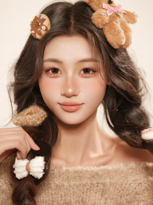 【滿著色】 Puffgirl Nut Beige 焙茶松果 6-Months 一片裝