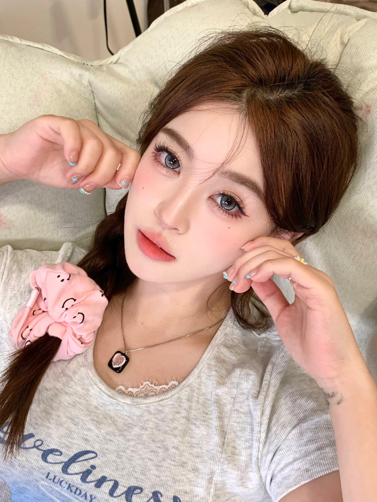 Puffgirl Island Gray 海鹽淚光 1 Year 一片裝