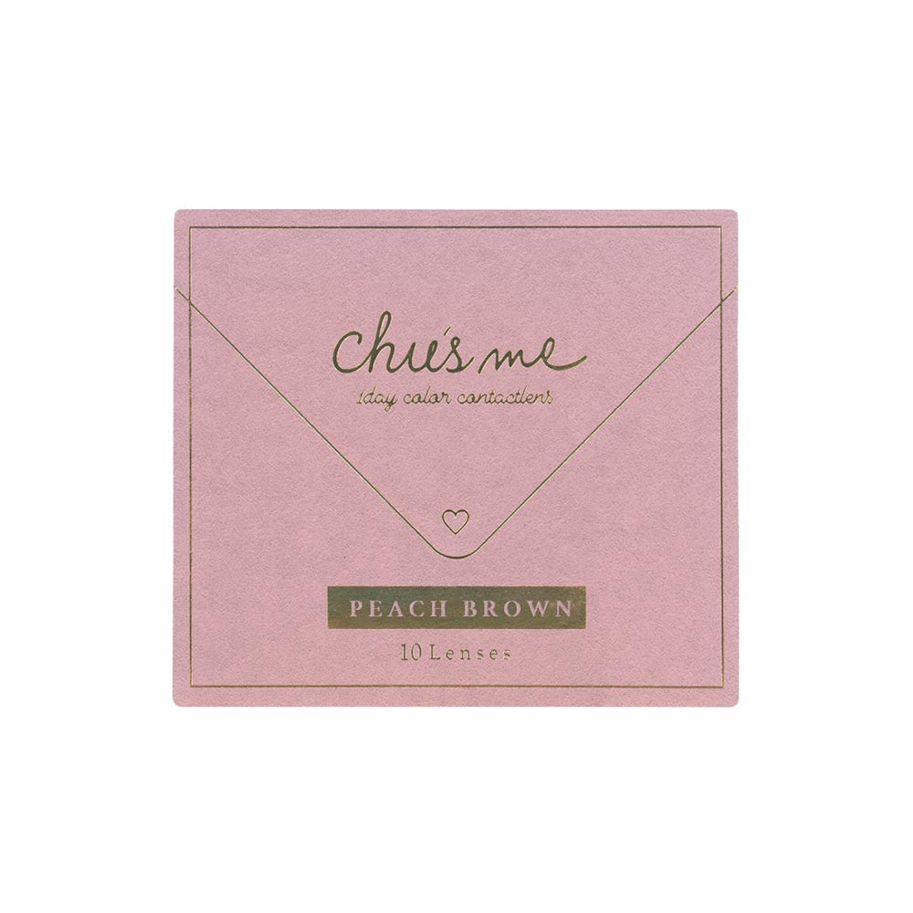 【預購】Chu's Me Peach Brown 1 Day 十片裝