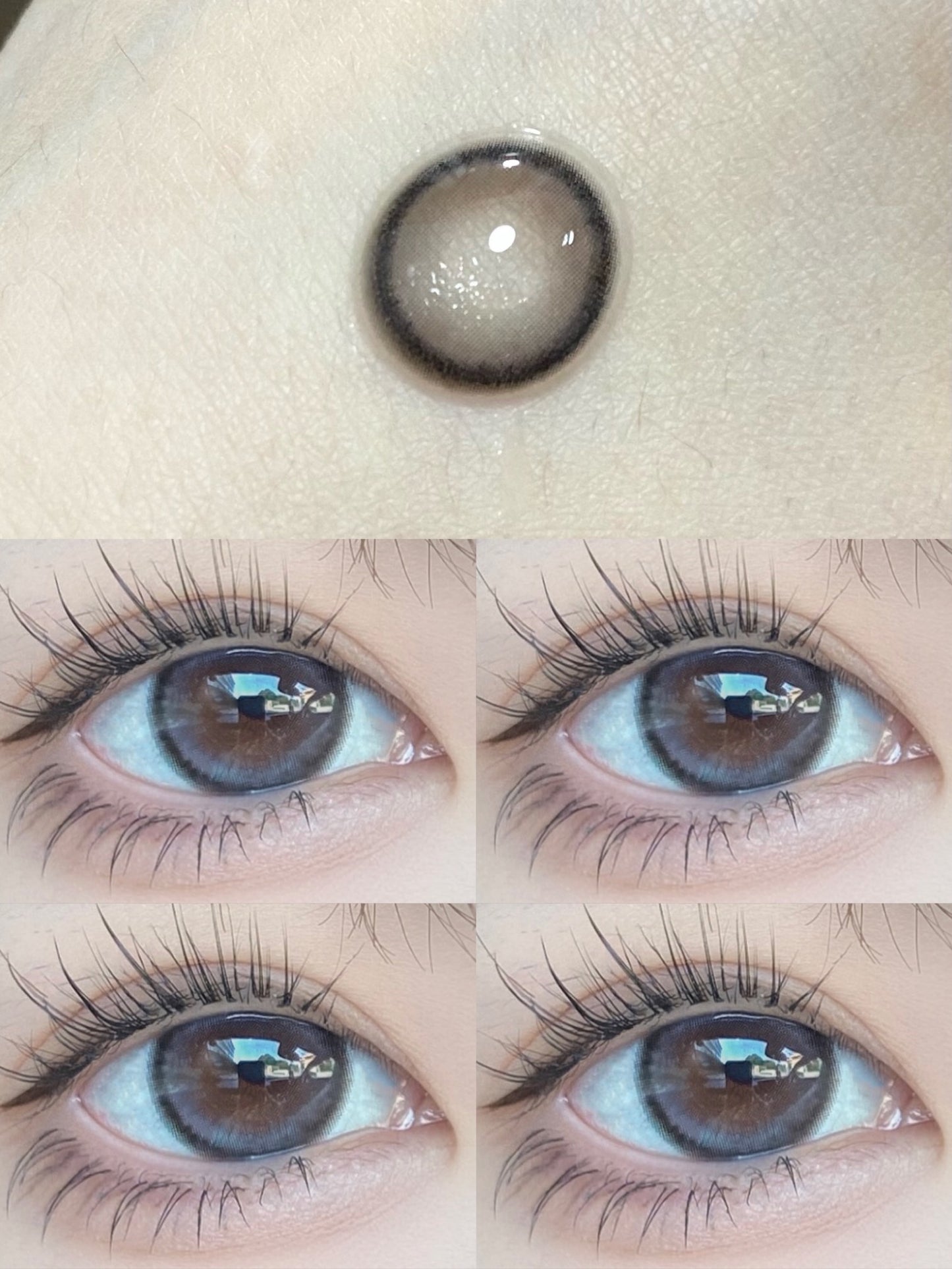 ClaireColor Tears Gray 狗狗眼灰 1 Year 一片装