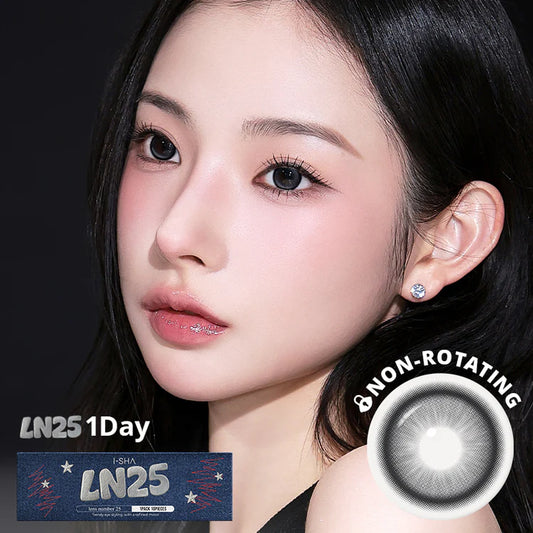【預購】【固定高光】I-SHA LN25 Carbon Black 1 Day 十片裝