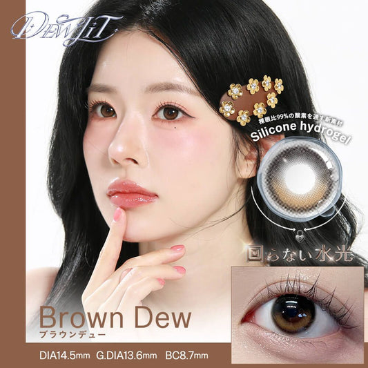 【預購】【固定高光】Dewlit Brown Dew 1 Day 十片裝