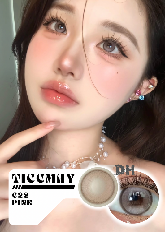 Ticcmay C22 Pink 荔枝玫瑰 1 Year 一片裝