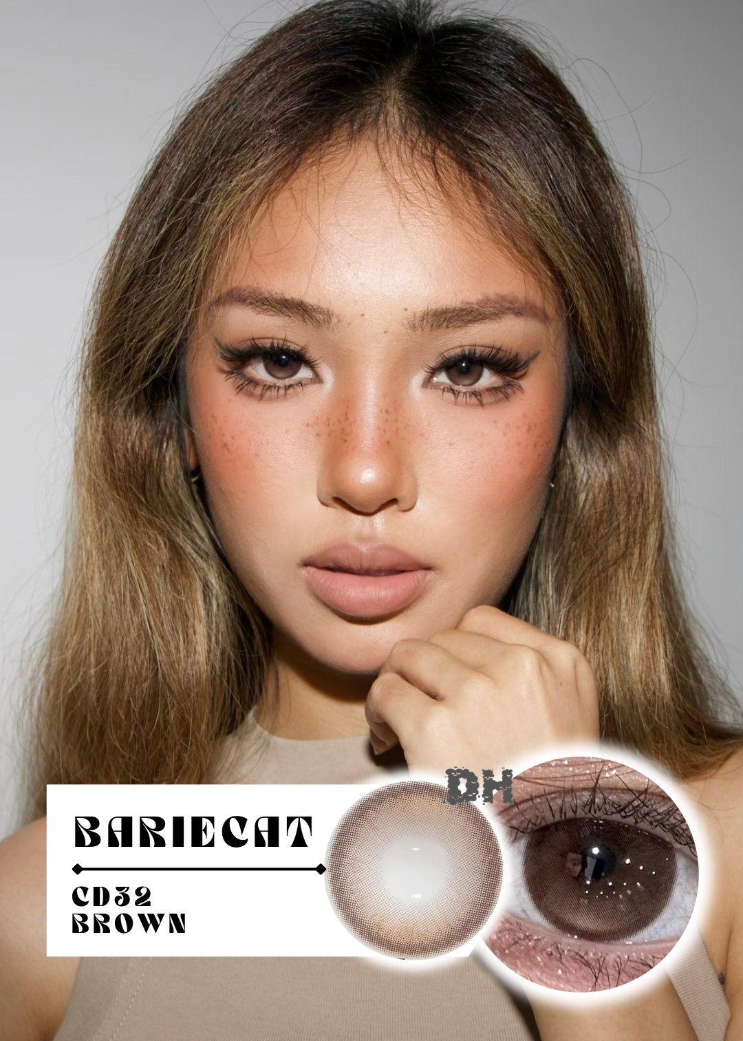 Bariecat CD32 Brown 追光臥蠶 1 Day 十片裝