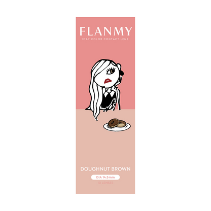 【預購】Flanmy Doughnut Brown 1 Day 十片裝