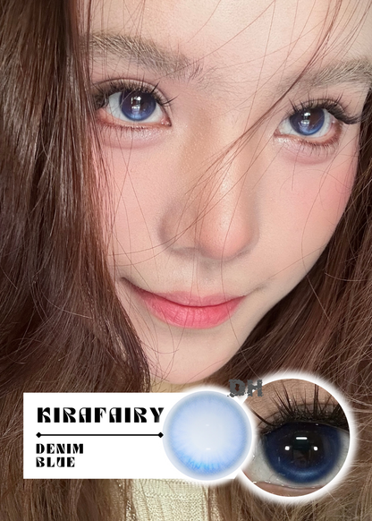 【固定高光】Kirafairy Denim Blue 藍眼淚灣 1 Day 十片裝