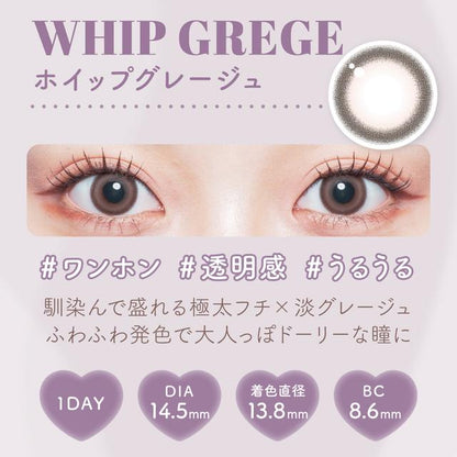 【預購】Malun Malun Whip Grege 1 Day 十片裝