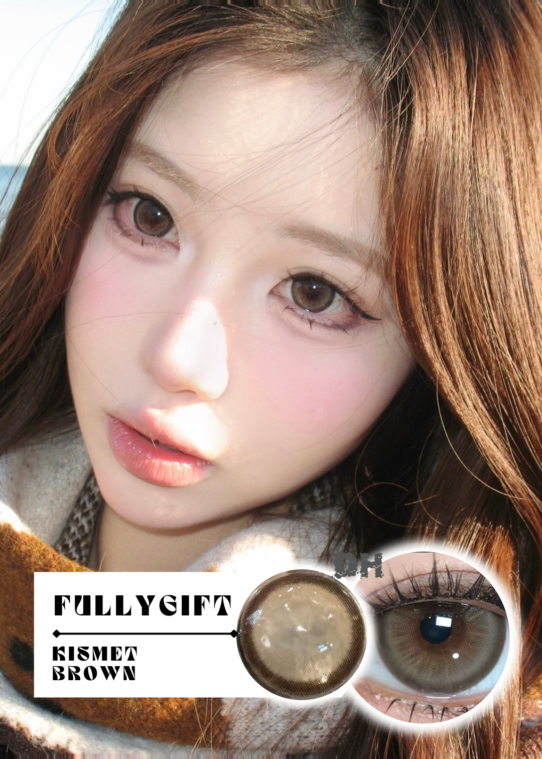 FullyGift Kismet Brown 浴光沙礫 (6-Months 一片裝 / 1 Day 十片裝)