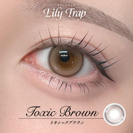 【預購】【固定高光】Lily Trap Toxic Brown 1 Day 十片裝