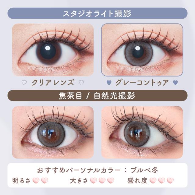 【預購】Malun Malun Gray Contour 1 Day 十片裝