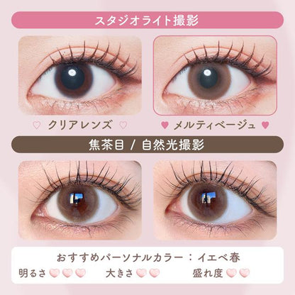 【預購】Malun Malun Melty Beige 1 Day 十片裝