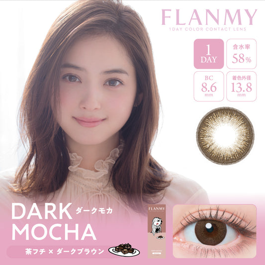 【預購】Flanmy Dark Mocha 1 Day 十片裝