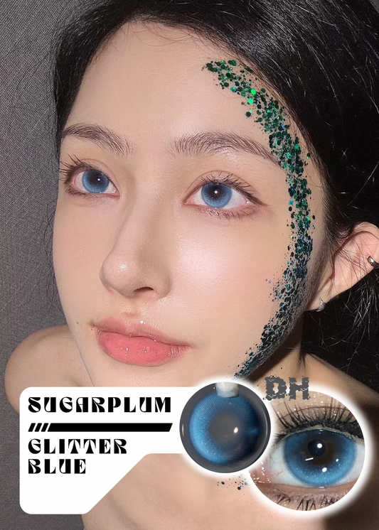Sugarplum Glitter Blue 玻璃海 1 Year 一片裝