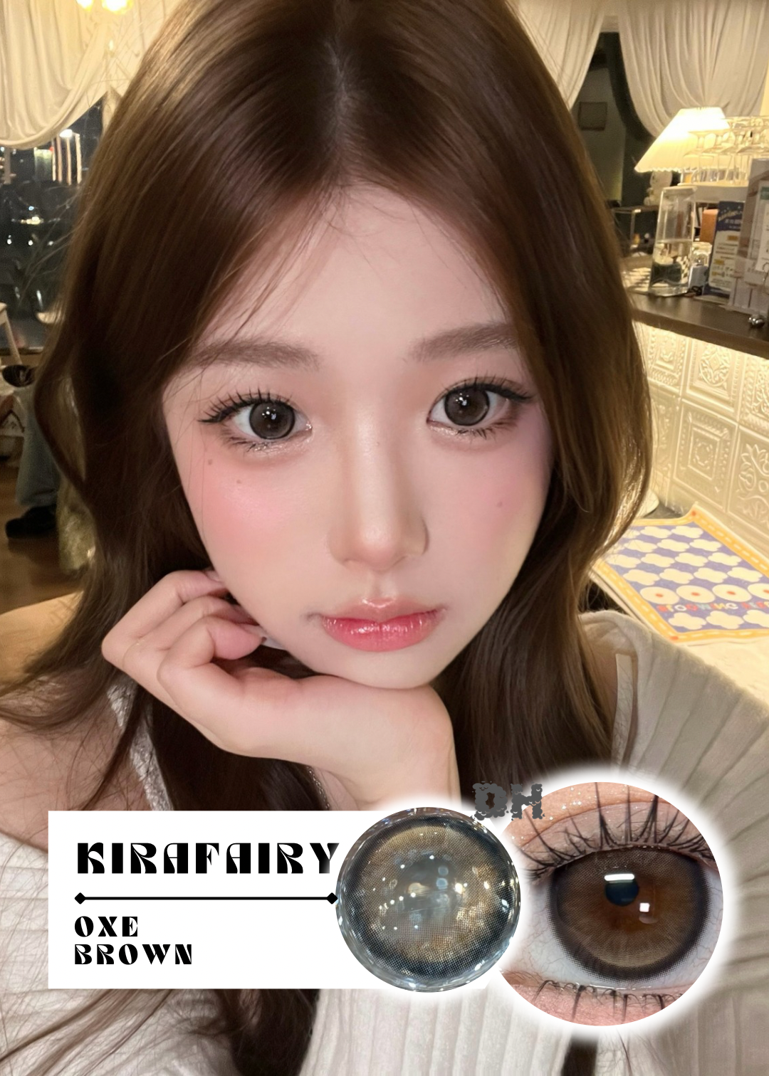 Kirafairy Oxe Brown 黑醋皮蛋 (6-Months 一片裝 / 1 Day 十片裝)