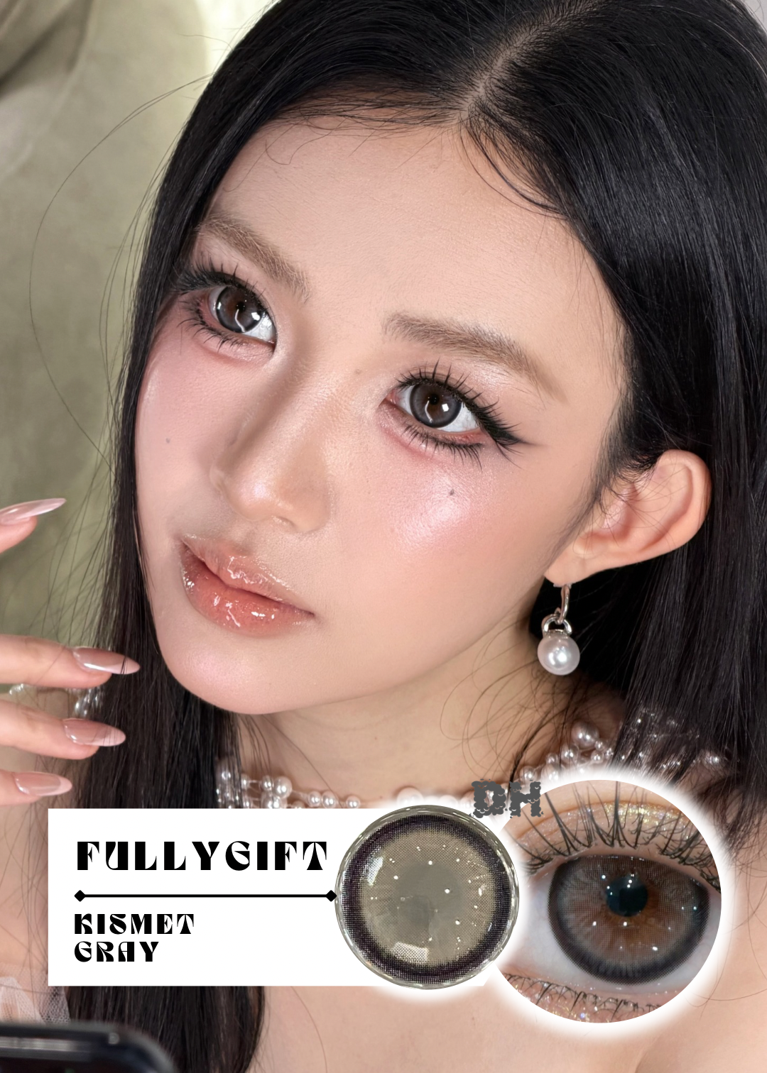 FullyGift Kismet Gray 息光脈絡 (6-Months 一片裝 / 1 Day 十片裝)