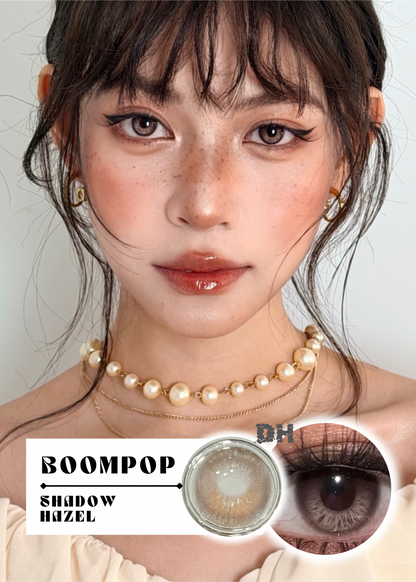 【固定高光】Boompop Shadow Hazel 香檳褐 (6-Months 一片裝 / 1 Day 十片裝)