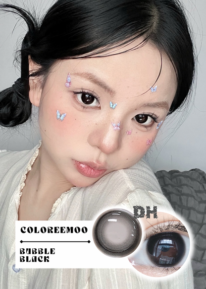 Coloreemoo Bubble Black 泡泡奢黑 1 Year 一片裝