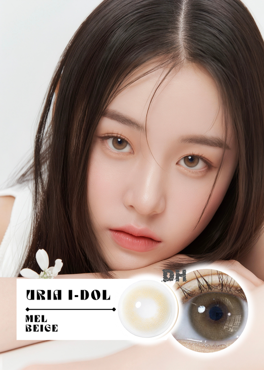 Uria & I-dol EURORING Mel Beige 柔米棕 (6-Months 一片裝 / 1 Day 十片裝)
