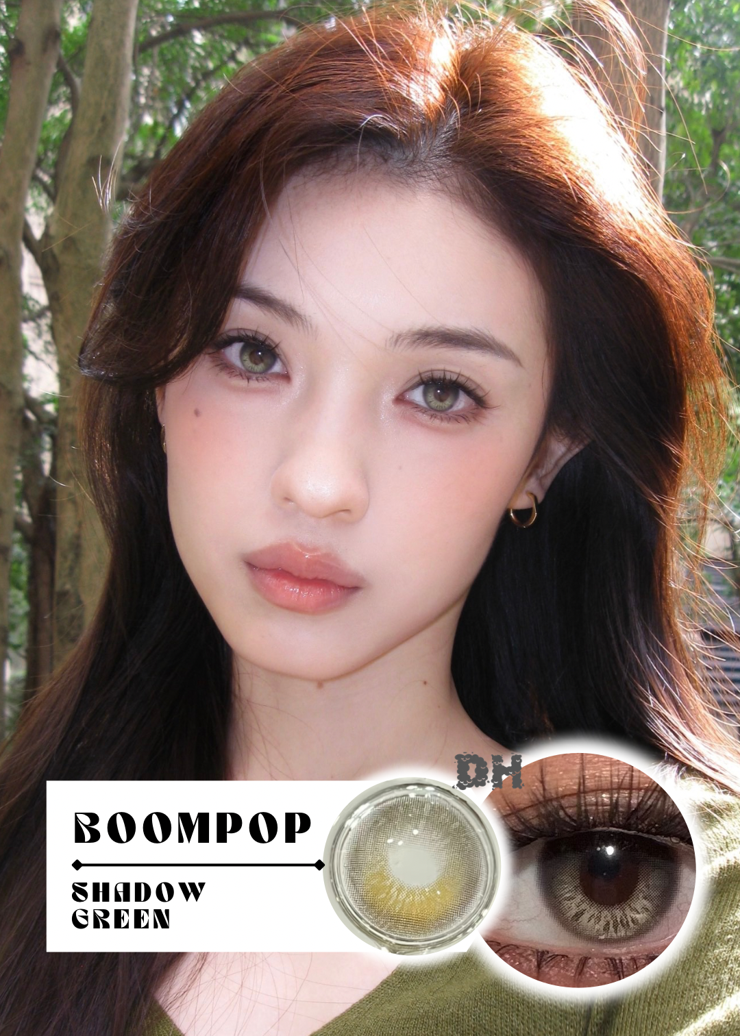 【固定高光】Boompop Shadow Green 棕櫚島 (6-Months 一片裝 / 1 Day 十片裝) (副本)