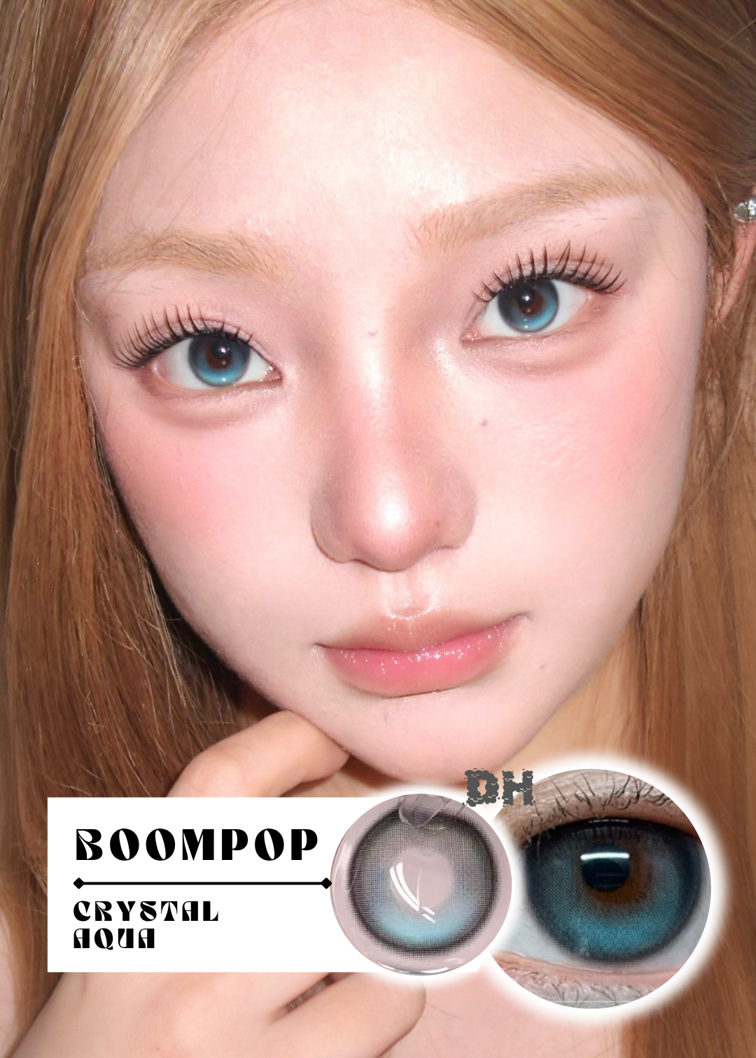 【固定高光】Boompop Crystal Aqua 藍寶石 (6-Months 一片裝 / 1 Day 十片裝)