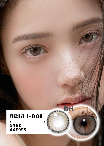 Uria & I-dol CANNA ROZE Nude Brown 迷霧棕 (6-Months 一片裝 / 1 Day 十片裝)