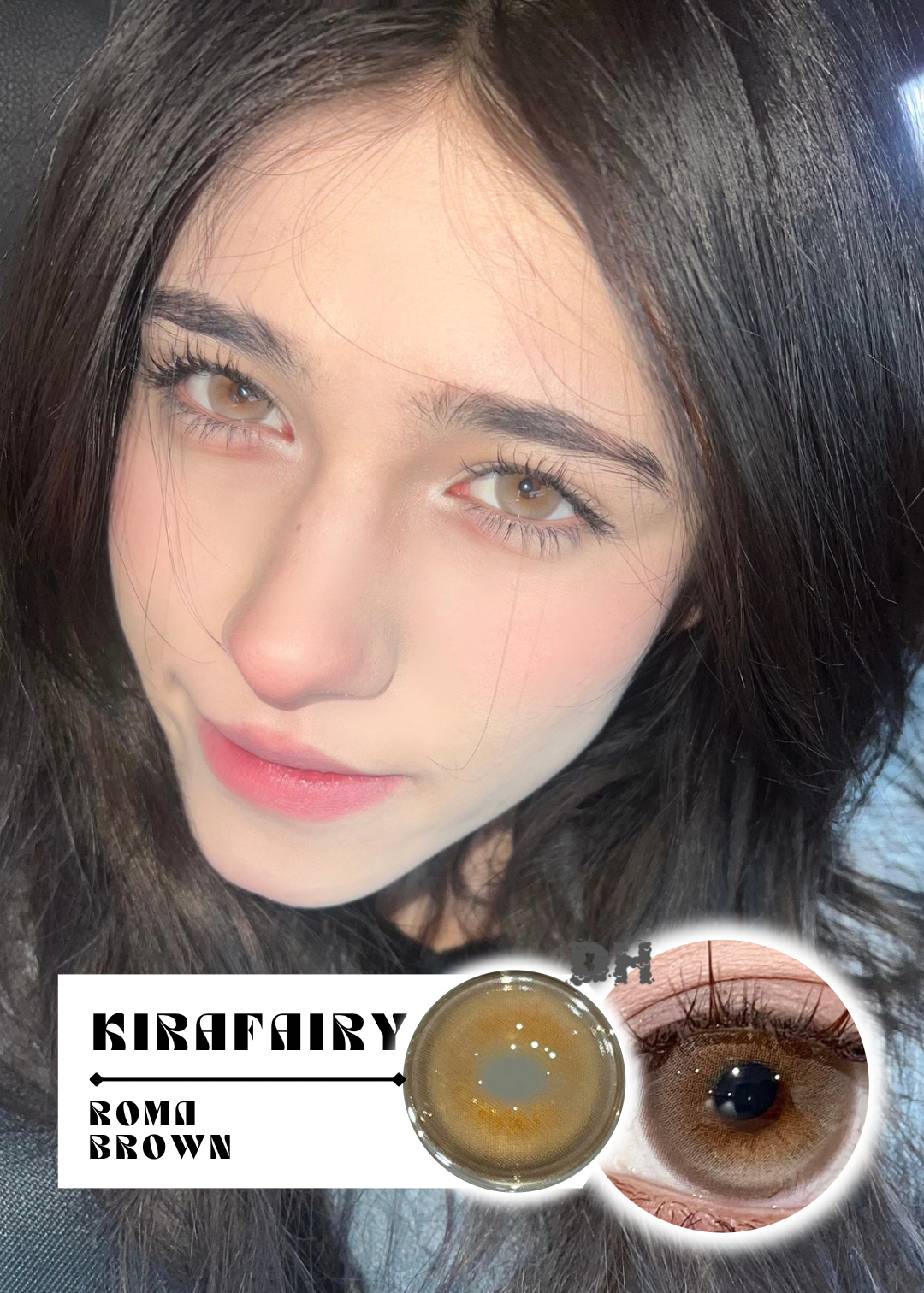 Kirafairy Roma Brown 古萃木琥珀 1 Day 十片裝