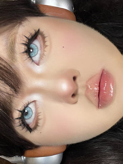 Mliilens Fox Blue 鯊魚電波 1 Year 一片裝