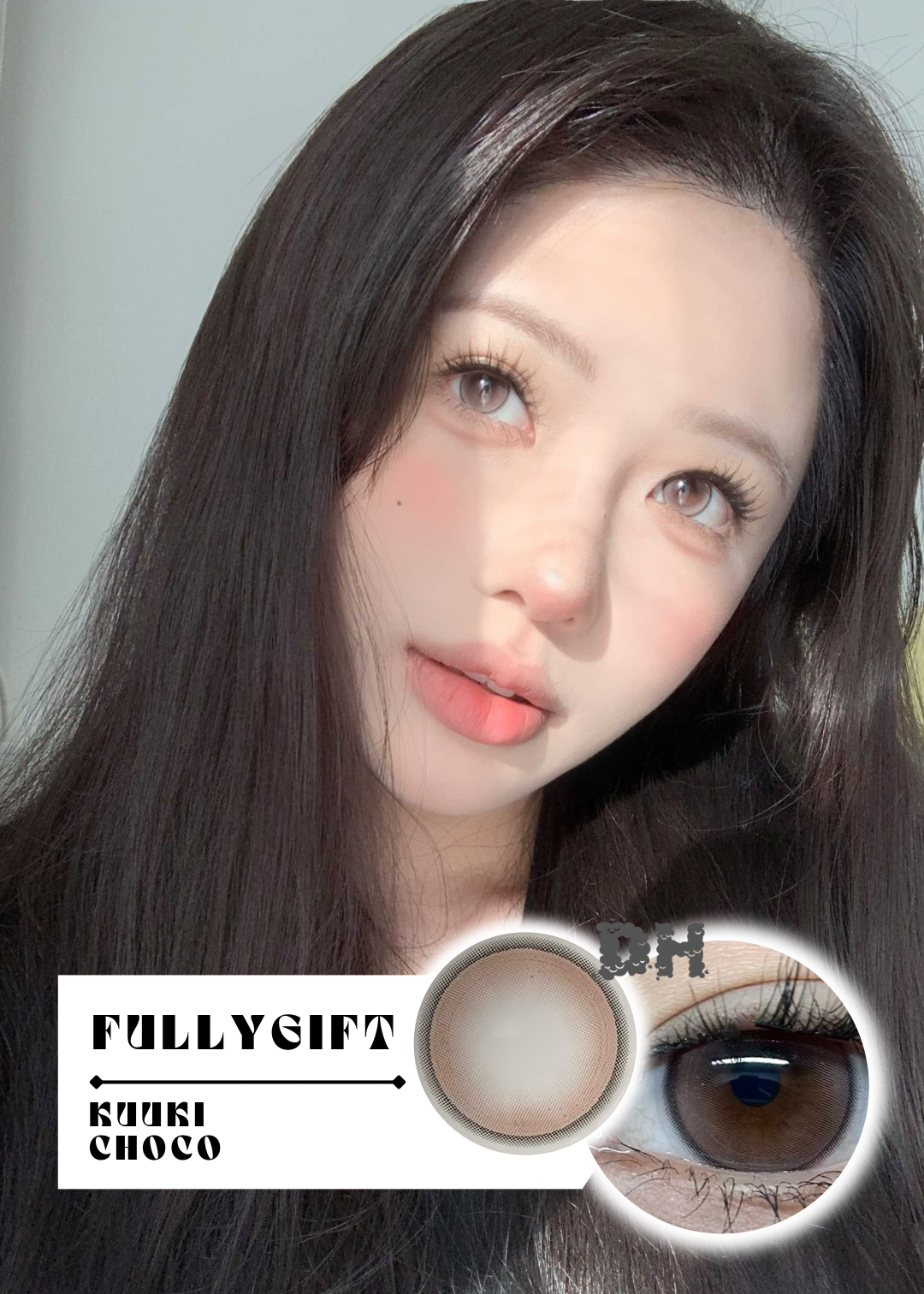 FullyGift Kuuki Choco 荔味玻片 6-Months 一片裝