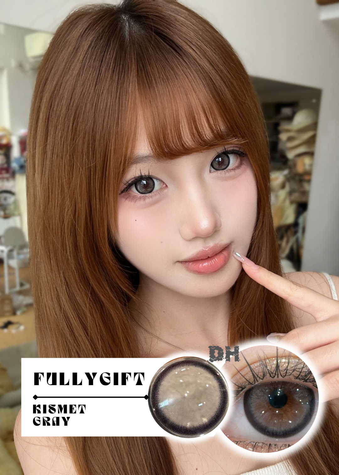 FullyGift Kismet Gray 息光脈絡 (6-Months 一片裝 / 1 Day 十片裝)