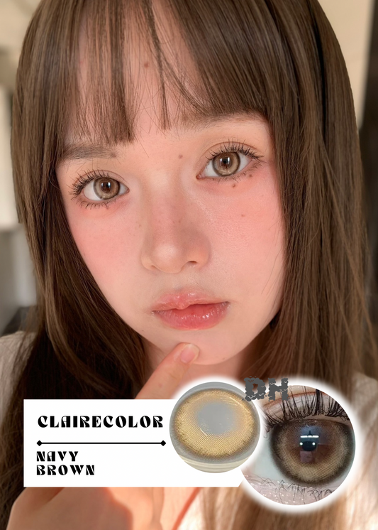 Clairecolor Navy Brown 奶棕凍凍 1 Year 一片裝