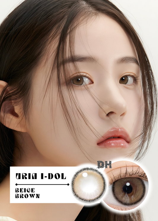 Uria & I-dol CANNA ROZE Beige Brown 蜂蜜棕 (6-Months 一片裝 / 1 Day 十片裝)