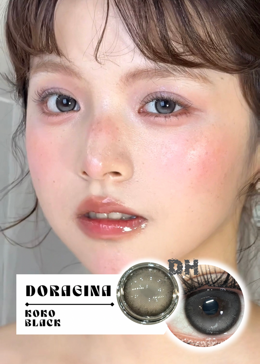 Doragina Koko Black 玻璃水淚 1 Year 一片裝