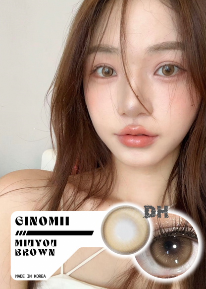 Ginomii Miuyou Brown 納米珍珠棕 6-Months 一片裝