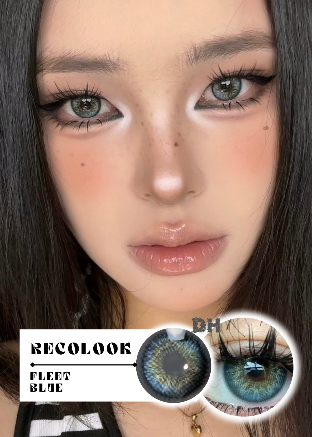 Recolook Fleet Blue 弗萊特藍 1 Day 十片裝