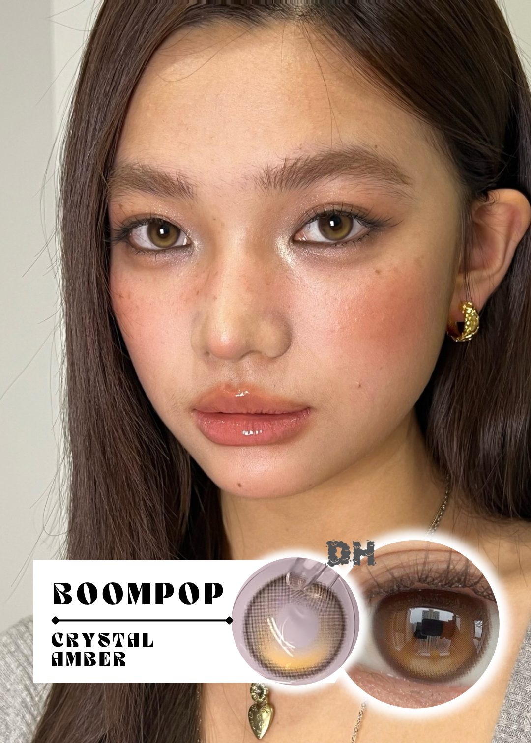 【固定高光】Boompop Crystal Amber 冰琥珀 (6-Months 一片裝 / 1 Day 十片裝)