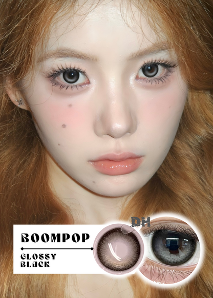 【固定高光】Boompop Glossy Black 黑金曜石 1 Day 十片裝
