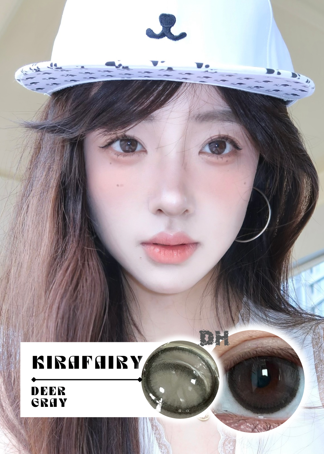 Kirafairy Deer Gray 胡麻黑子 6-Months 一片裝