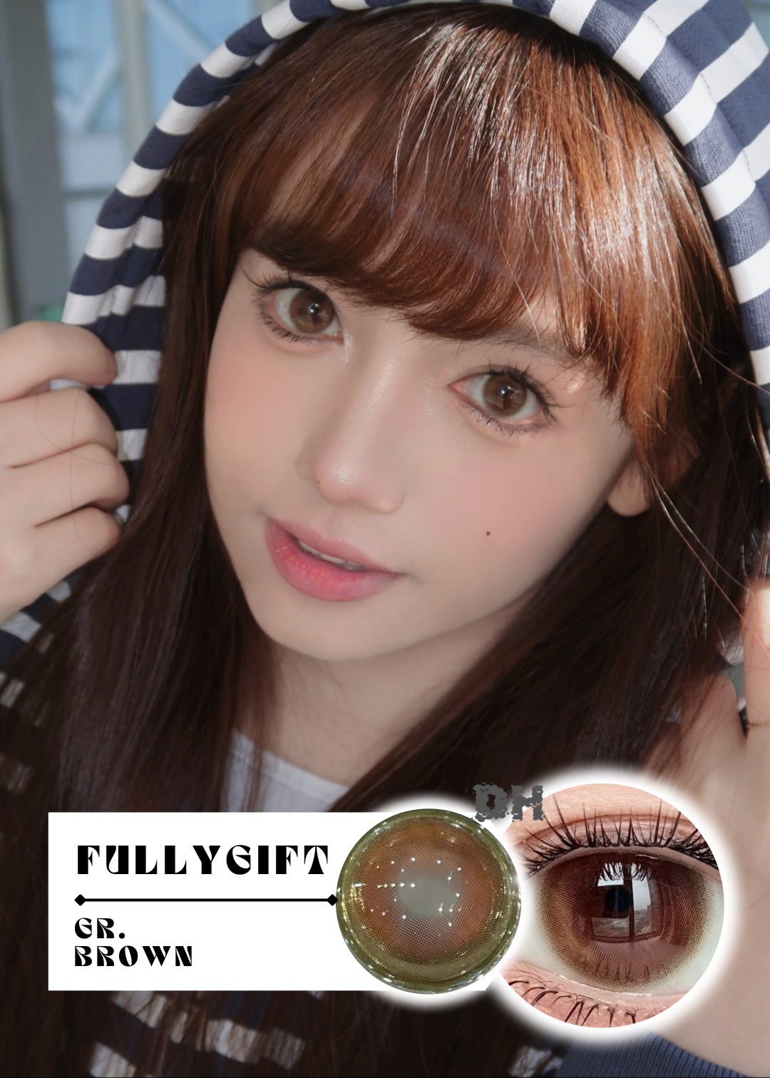 FullyGift GR. Brown 柚心生苔 (6-Months 一片裝 / 1 Day 十片裝)
