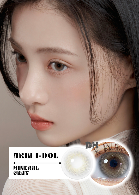 Uria I-dol EURORING Mineral Gray 清透灰 (6-Months 一片裝 / 1 Day 十片裝)