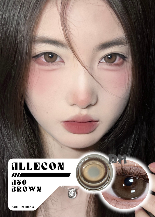 Allecon A30 Brown 雲朵泡泡-棕 1 Year 一片裝