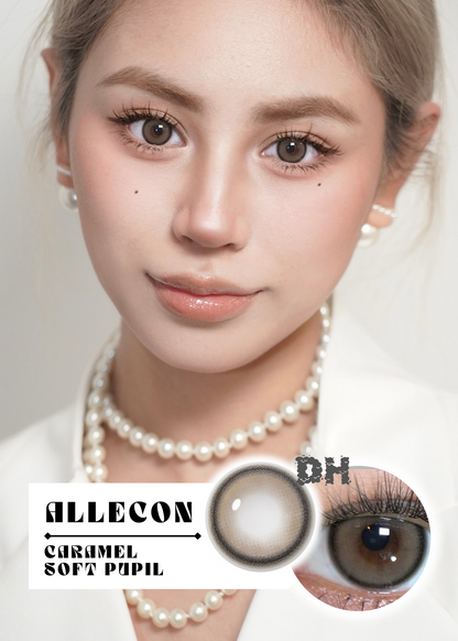 Allecon Caramel Soft Pupil 焦糖小丸子 6-Months 一片裝