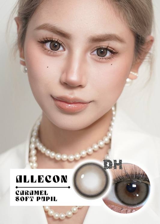 Allecon Caramel Soft Pupil 焦糖小丸子 6-Months 一片裝
