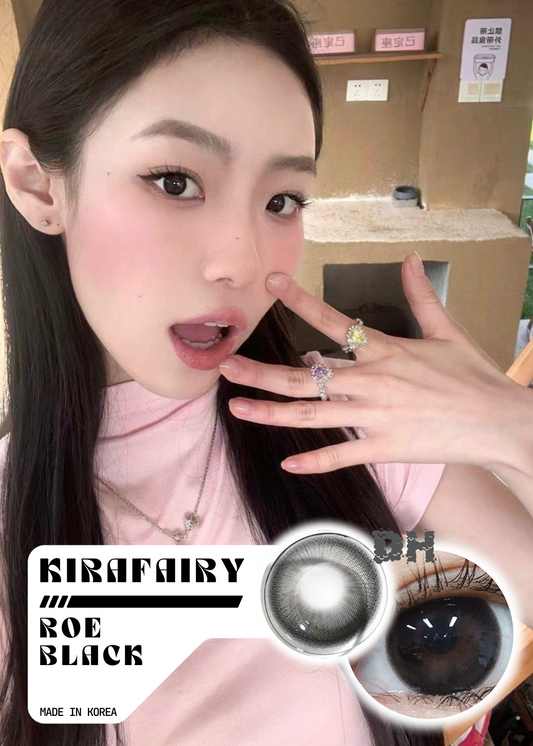 Kirafairy Roe Black 玻璃烏賊 (6-months 一片裝 / 1 Day 十片裝)