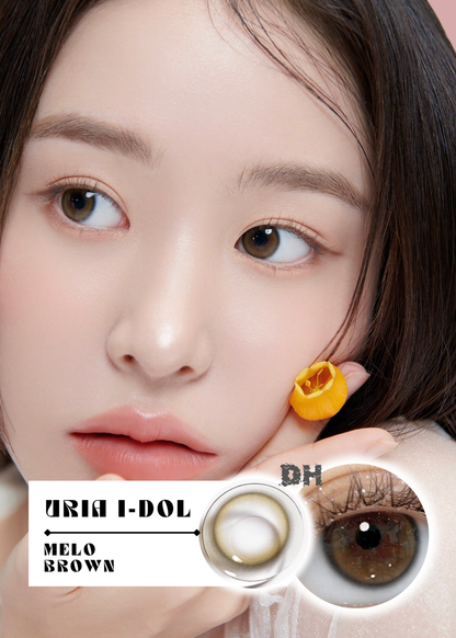 Uria I-dol EYEIS Melo Brown 美洛棕 (6-Months 一片裝 / 1 Day 十片裝)