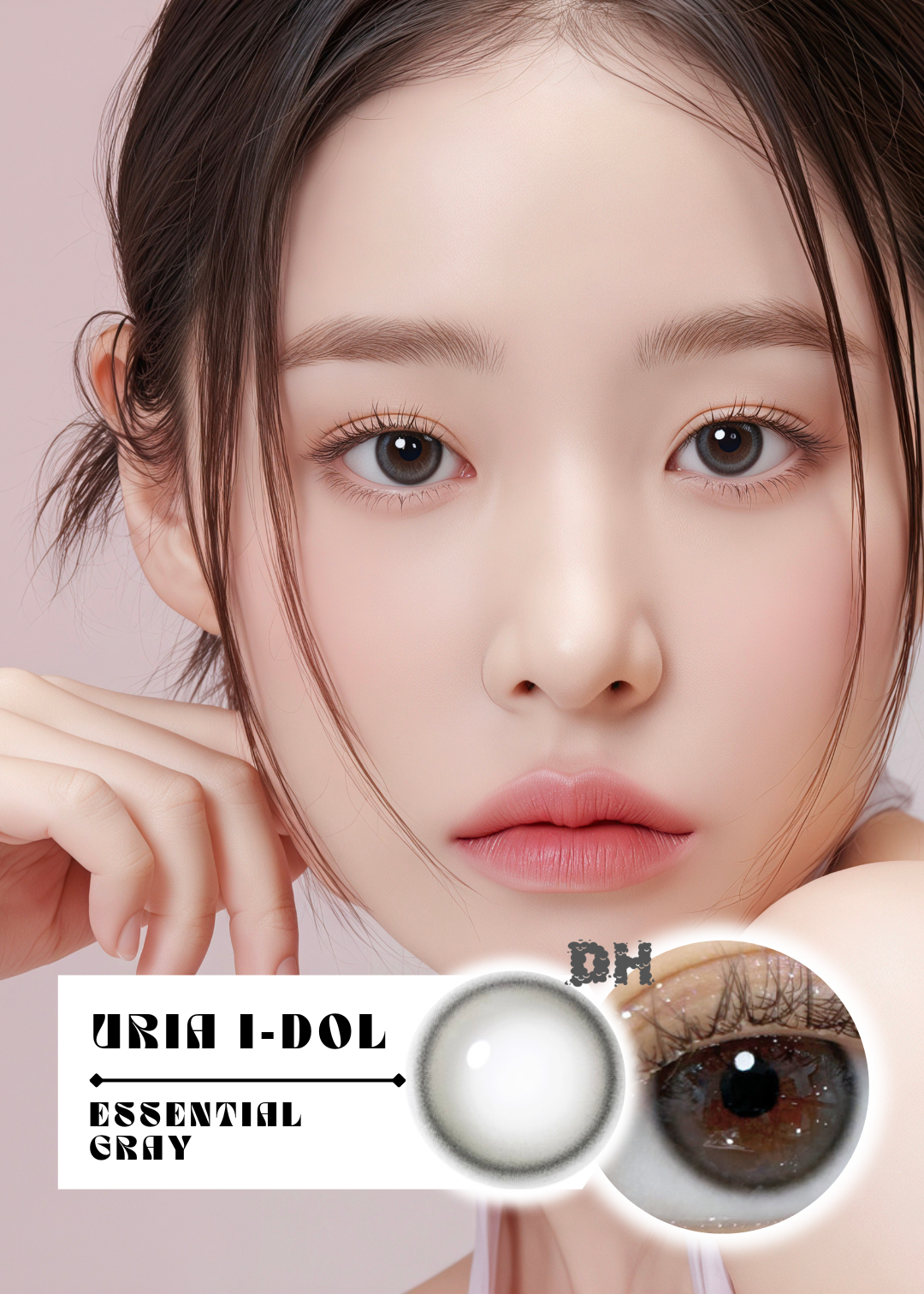 Uria I-dol EYEIS Essential Gray 汽泡灰 6-Months 一片裝