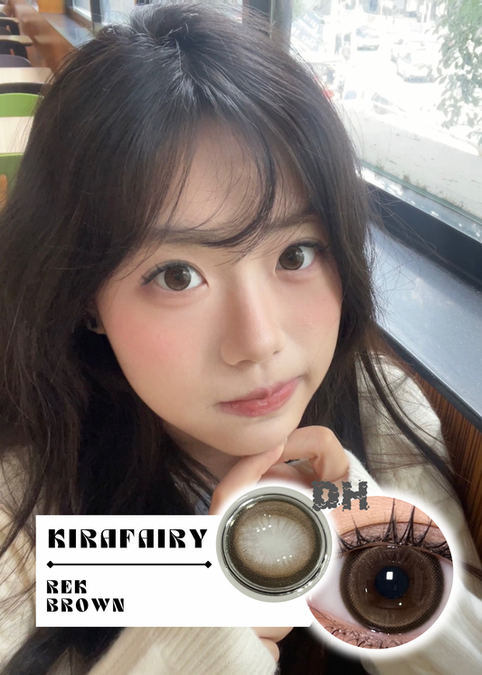 Kirafairy Rek Brown 透明稚淚 (6-Months 一片裝 / 1 Day 十片裝)