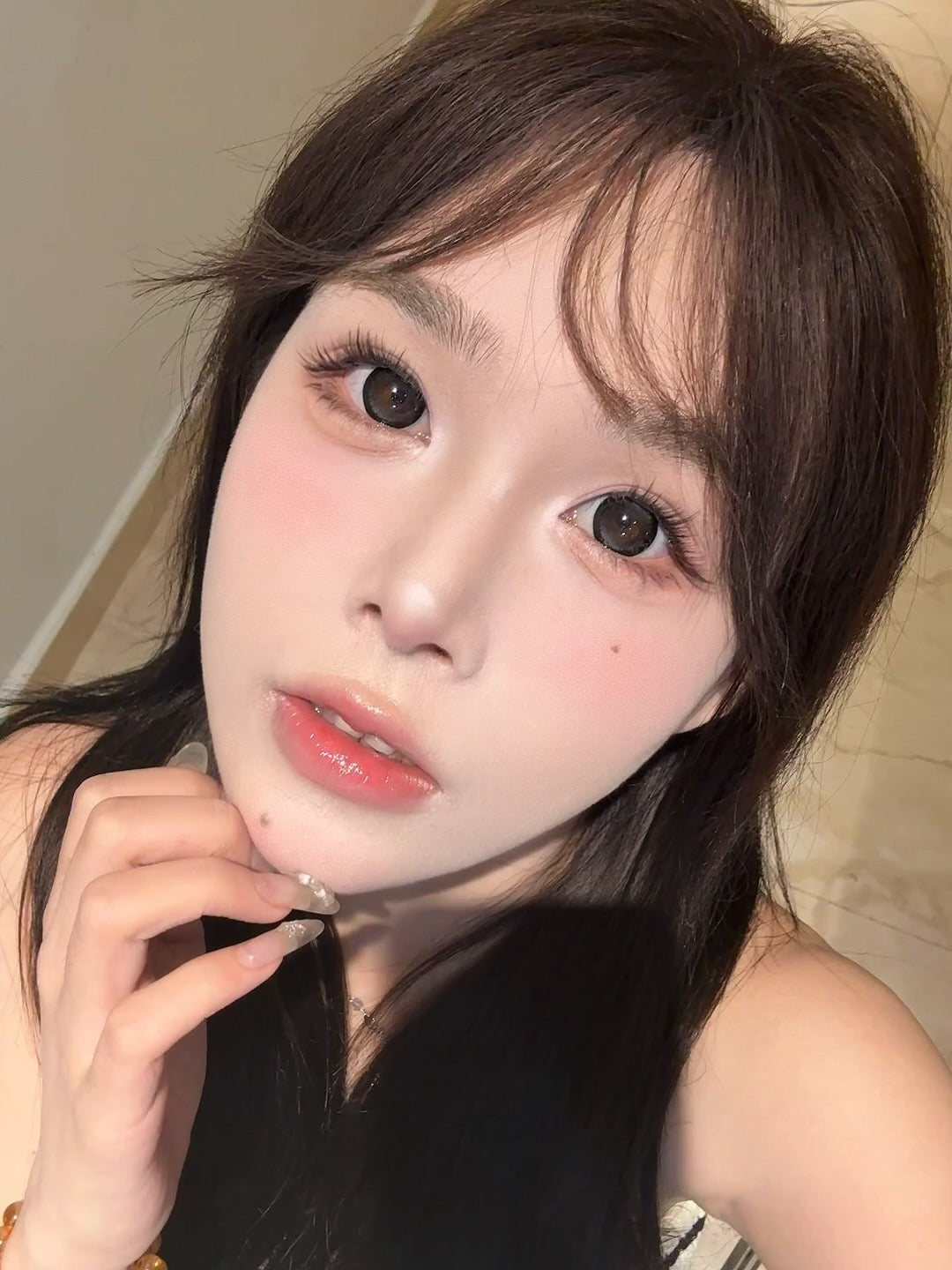 Pinkg P13 Black 透光奧利 6-Months 一片裝